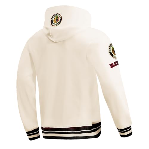 Image of Pro Standard Men's NHL Retro Classics Brushed Back French Terry Pull Over Hoodie