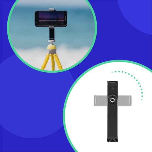 Trípode flexible JOBY PodZilla Medium con soporte GripTight 360 rojo para smartphone 3
