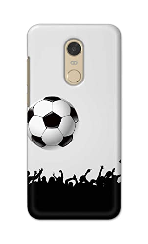 Image of Printed Hard Back Cover Case for Mi Redmi Note 5 Back Cover (Football Icon) -1302