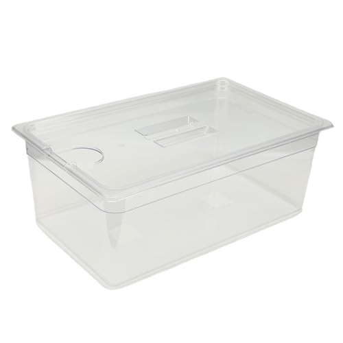 Caja almacenamiento alimentos PP transparente y contenedor de olla de 25L 8