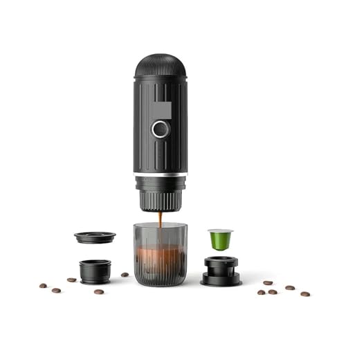 車や家庭、キャンプ用の電気ポータブル暖房コーヒーマシンワイヤレス旅行用コーヒーメーカーカプセルパウダー対応