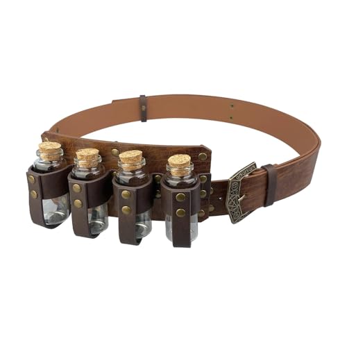 VOANZO Cinturón de alquimia Medieval, Herramientas de Disfraz de