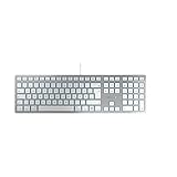 cherry ehealth keyboard g87-1505 Zugriff auf 13 beliebte Mac-Funktionen: Bildschirmhelligkeit, Mission Control, Spotlight Search, Lautstärke- und Mediensteuerung, PC sperren (ab MAC OS X 10.13), CD-Auswurf, Zoom ein/aus.
