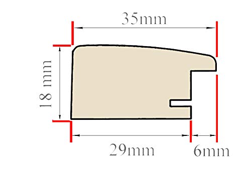 ByMoris Cornice portafoto 25 x 30 cm, in blu scuro...
