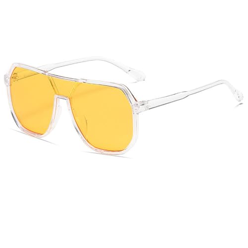Lunettes de soleil monobloc à double pont en plastique résistant pour le sport et la mode