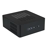 EWAIDI TA80 Aluminium-Gehäuse, kleines Desktop-Computergehäuse, PSU, HTPC, Mini-ITX-PC mit 8-poligem Netzteil