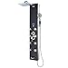 Blue Ocean 52" Aluminum SP787392B Shower Panel Tower with Rainfall Shower Head, 8 Multi-functional Nozzles