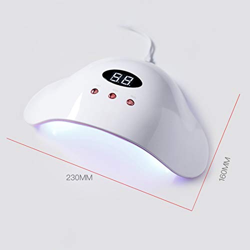 Lampe LED sèche-ongles infrarouge avec écran LCD pour manucure gel