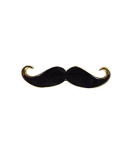 Golden Tone Macho Metal Black Mustaches Lapel Pin Suit Brooch (B071X6PKS4) Amazon Price History, Amazon Price Tracker