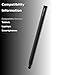 Adonit Mark (Black) Aluminum Stylus Pens for Capacitive Touch Screen Tablets/Cell Phones