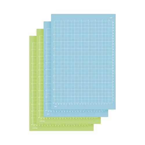 Tapis De Decoupe Tapis de découpe 8,5" x 12" (StandardGrip, LightGrip, StrongGrip 3 tapis), tapis adhésifs variés(4Pcs Mixed)