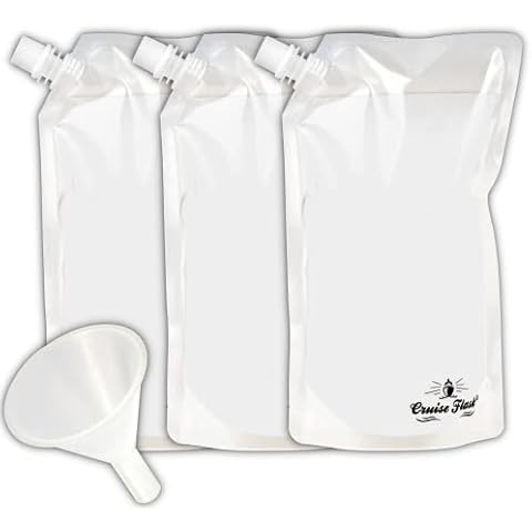 Cruise Flask Collapsible Reusable Foldable Eco-Friendly 16 Oz Water Bottle – BPA Free - (3 pack) Cover