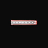 Stainless Steel Ruler, Double-Sided Metric & Imperial Scale Metal Ruler with Protective Sleeve (15 CM)
