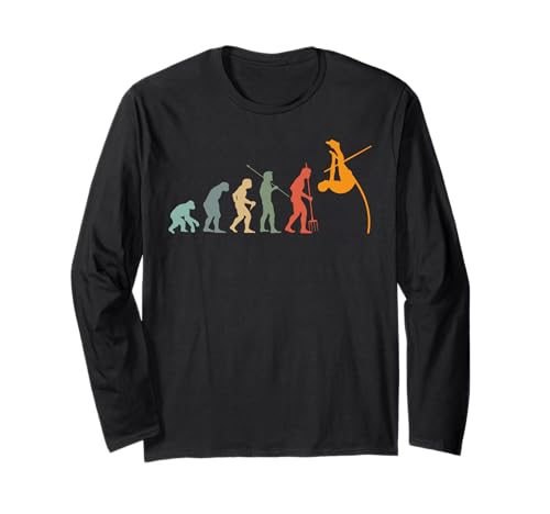 Pole Vaulter Pole Vault Athletics High Jump Pole Jumper Long Sleeve T-Shirt