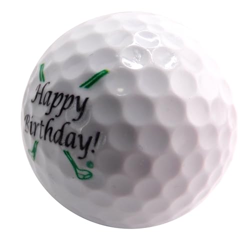 Happy Birthday Single Golf Ball