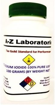 Potassium Iodide Pure USP Crystals 31% K 69% 100 grams