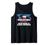 Breaking News We're Going To Czech Family Trip Matching Tank Top