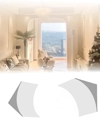 Curved Arch Molding Trim for Doors & Windows - Foam Archway Kit, 18x18x18cm & 22x22x22cm - Perfect for Interior Renovations & Elegant Designs