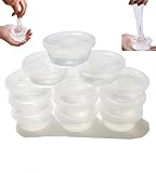 12 Pack Crystal Clear Slime Mud Putty, Creative, DIY, Great Toy for Any Favor, Gift, Birthday. Non Sticky, Stress Relief, Super Soft & Squishy Slime Toy Kit for Kids and Adults - Transparent Clear