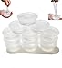 12 pack Crystal Clear Slime Mud Putty, Creative, DIY, Great Toy For Any Favor, Gift, Birthday. Non Sticky, Stress Relief, Super Soft & Squishy Slime Toy Kit for Kids and Adults - Transparent Clear