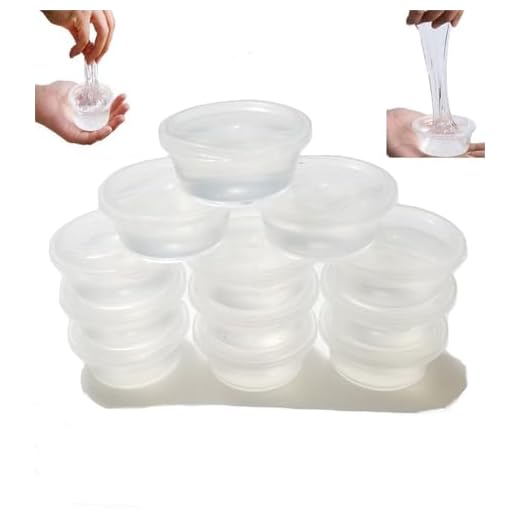 12 Pack Crystal Clear Slime Mud Putty, Creative, DIY, Great Toy for Any Favor, Gift, Birthday. Non Sticky, Stress Relief, Super Soft & Squishy Slime Toy Kit for Kids and Adults - Transparent Clear