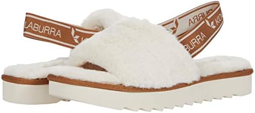 Koolaburra by UGG Women's FUZZ'N II Sandal, Natural, 8