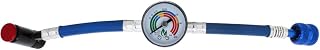 PRO-Hose - ClimaTek Upgraded Replacement for Pro Charge HVAC Refrigerant Charging Hose & Gauge 1/4" for R410a R-22 R404