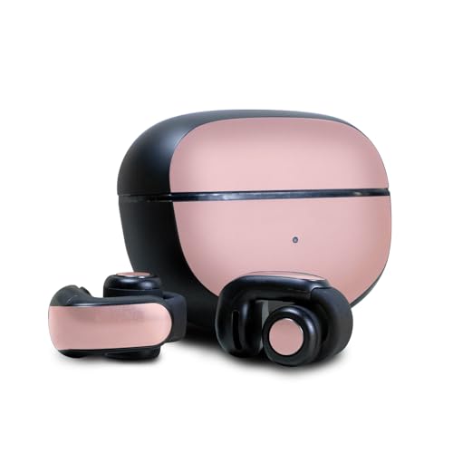 Image of Skin Compatible with Bose Ultra Open Earbuds - Solid Blush - Premium 3M Vinyl Protective Wrap Decal Cover - Easy to Apply | Crafted in The USA by MightySkins