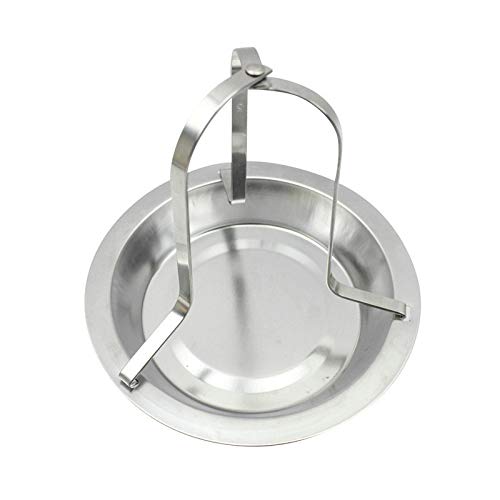 Eugeneq Grelha vertical dobrável de aço inoxidável para frango, com assadeira para forno ou churrasc