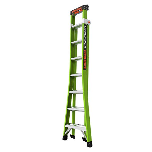 Little Giant Ladder Systems 13814-001 King Kombo 3-in-1 Ladder, 8 Ft, Green