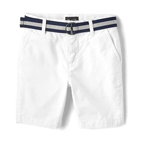 The Children's Place Boys' Chino Shorts with Belt Cover