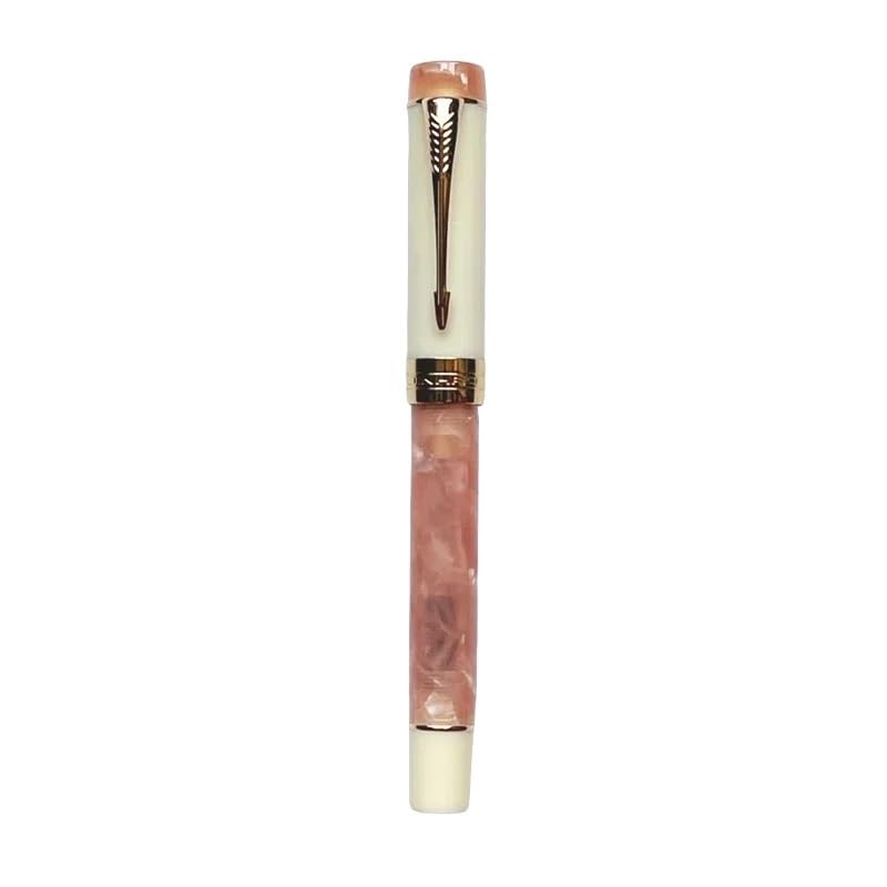 Stylo plume en résine de taille M 16 avec clip flèche doré pour fournitures de bureau