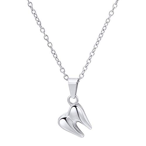 Preisvergleich Produktbild BANAMANA Charm Schmuck Zahnarzt Anhänger Tiny Punkgroßhandelsgeistlichzähne Kragen Kette Mode-Kostüm-Zusatz-Verzierung für Unisex