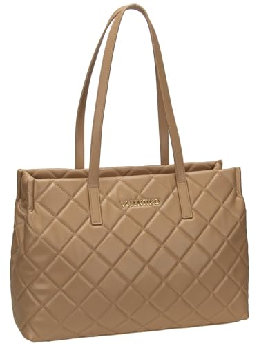 Valentino sac shopper Ocarina beige grand sac à épaule pour ordinateur portable