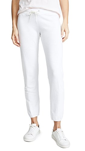 Monrow Women's Sweatpants, White, XL