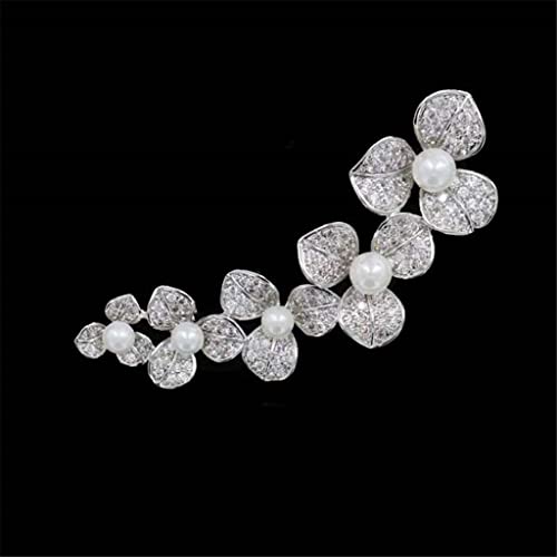 Bijoux de bureau brillant fleur de camélia pour réunion et fête