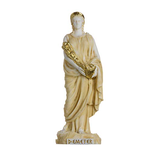 Estatua de Alabastro Diosa Deméter 6.7 pulgadas