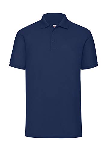 Fruit of the Loom Polo-Shirt * 65/35 Polo L * Marine Marine,L