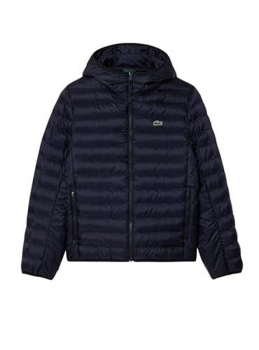 Image of Lacoste mens Quilted Hooded Puffed Jacket