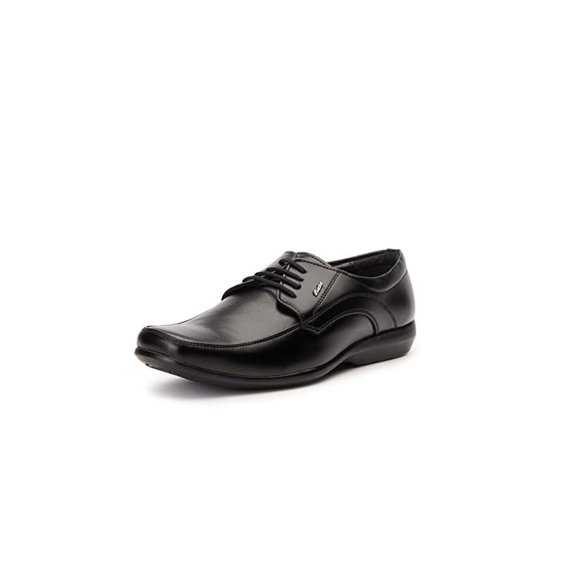 BATA Mens Sa 05 Black Uniform Dress Shoe - 8 UK (8216614)