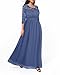Mother of Bride Dress Plus Size Dusty Haze Blue Women Lace Formal Wedding Guest Evening Gowns Bridesmaid Prom Long Dress