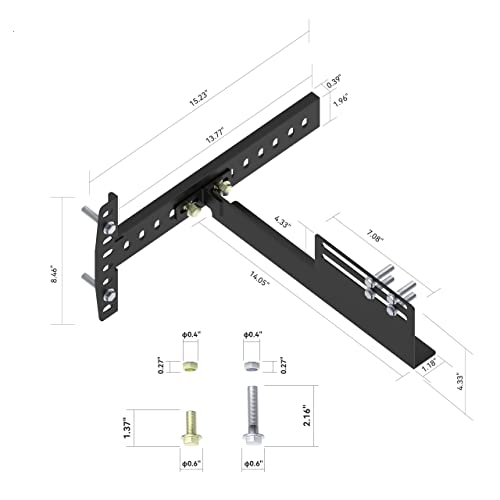 L300 Adjustable Base Headboard Brackets,Rock Solid Universal Headboard Brackets For Adjustable Bed Base-Attach Any Headboard To Your L300 Adjustable Base,Headboard Adapter Kit For L300 Adjustable Bed #TOP5