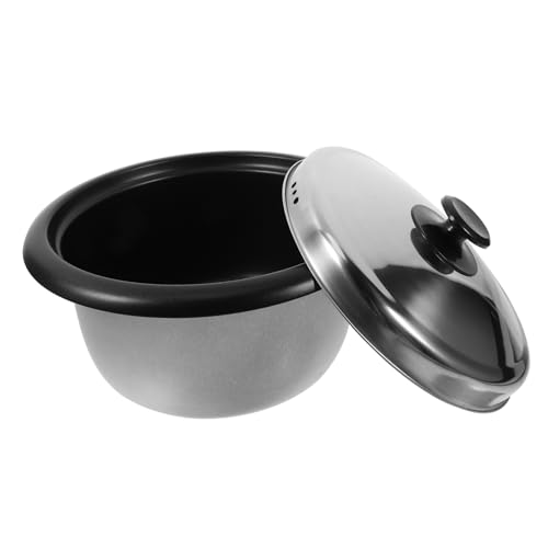 FUNNETOYU Olla Eléctrica Antiadherente para Cocinero Recipiente Reutilizable y Multifuncional para Arroz Sopa y Pasteles con de Medición para Cocina y Profesional