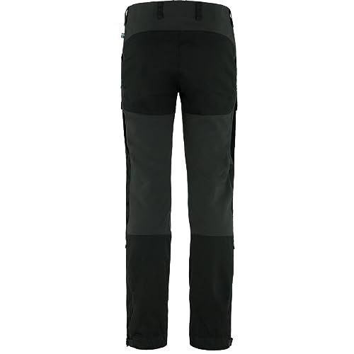 Image of Fjallraven Keb Men's Trekking Trousers - Durable, Water Resistant, Vented, Reinforced Stretch Fabric - Hiking, Trekking, Black, 30W x 30L