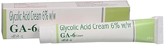 Ga 6 Glycolic Acid Cream 30g | Fights Pigmentation and Tanning | Removes Dead Skin