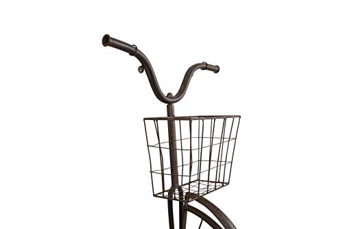 Creative Co-Op Distressed Rust Bike Shaped Metal Wall Décor with Basket, Distressed Finish by Creative Co-Op - Used condition - Image 4