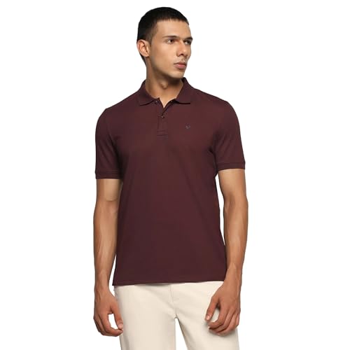Image of blackberrys Men's Slim Fit Solid Polo T-Shirts