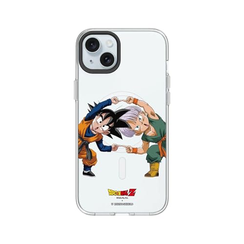 Coque iPhone 15 Plus RhinoShield Magsafe transparente motif Dragon Ball Z