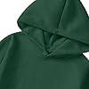 Mens Hoodies Pullover, Unisex Basic Hoodie UK Women Men Oversized Plain Hooded Sweatshirt Jumper Casual Fleece Long Sleeve Pullover Fall Sweater 2025 Green M #1