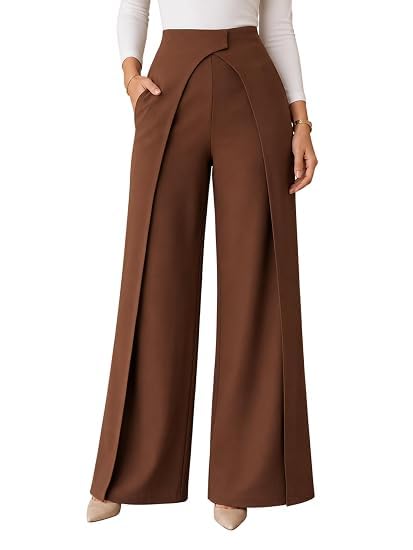 Women's Side-Tie Wide Leg Sweatpants, New Look Style Skin-Friendly Comfort Wear-image-25
